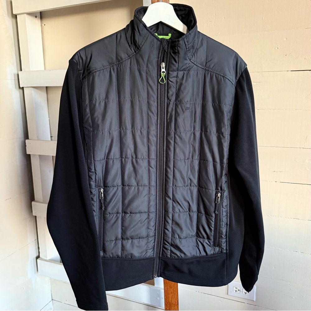Koppen Mens Jacket Black Lightweight Zipper NWOT Medium